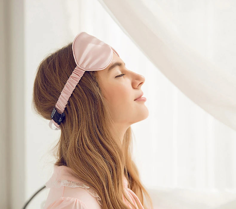 Pure Natural Mulberry Silk Sleep Padded Eye Mask