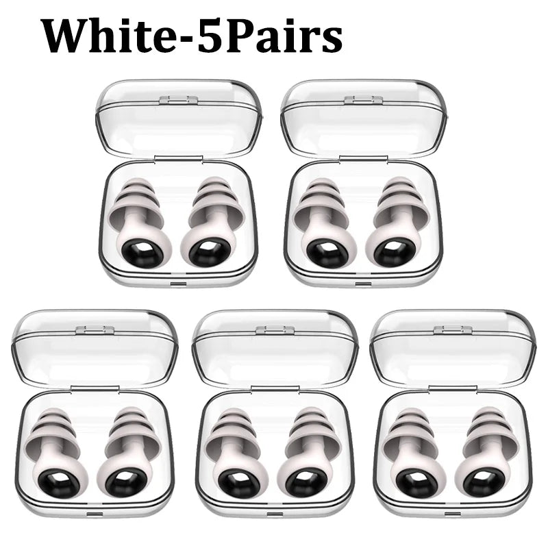 Silicone Sleep Noise Earplug Set