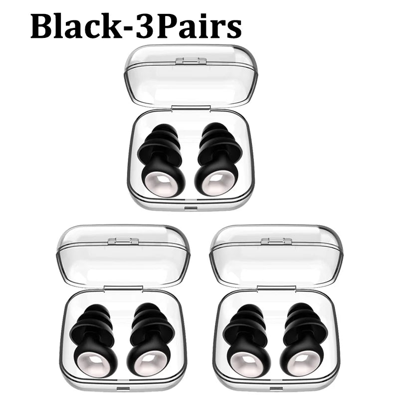 Silicone Sleep Noise Earplug Set
