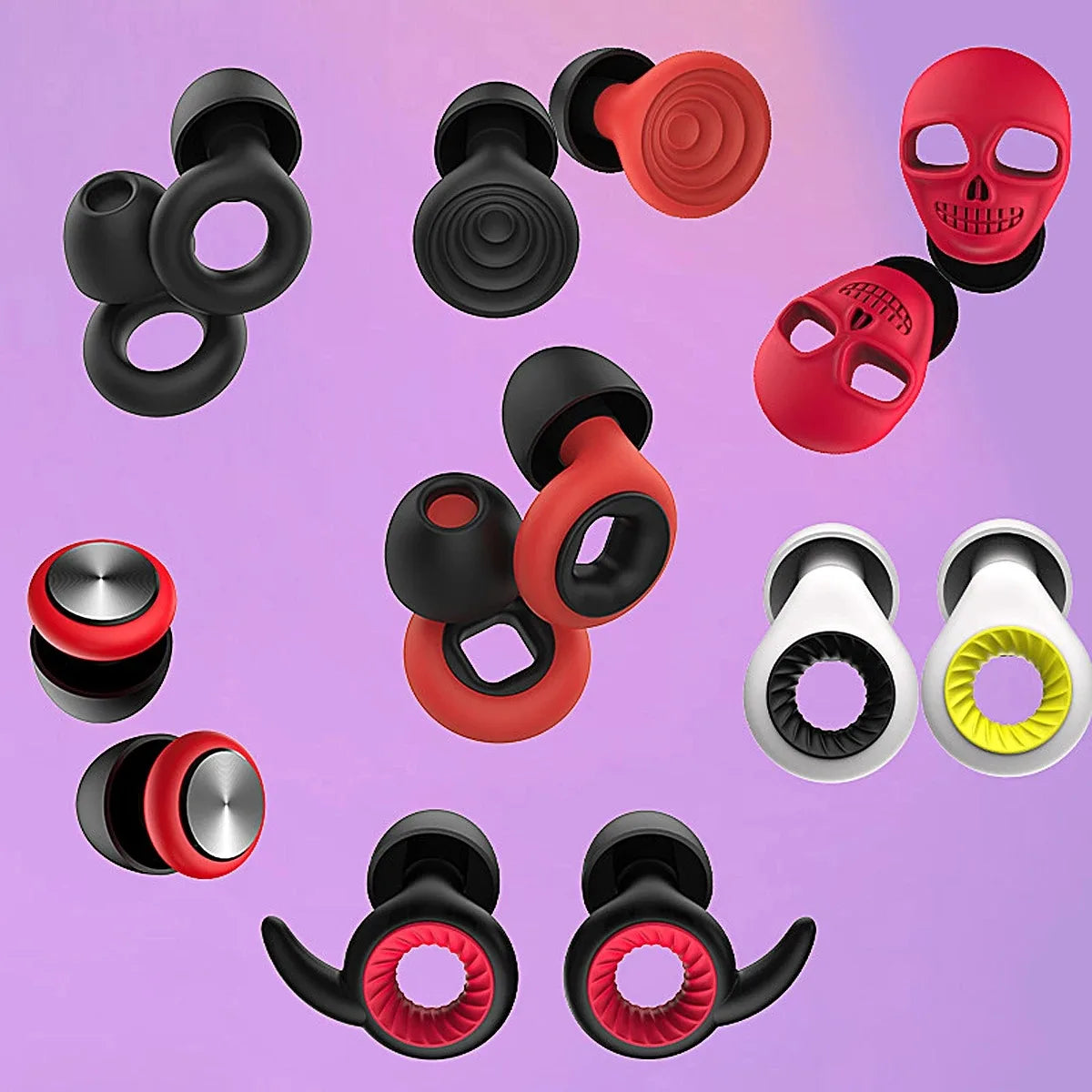Silicone Sleep Noise Earplug Set