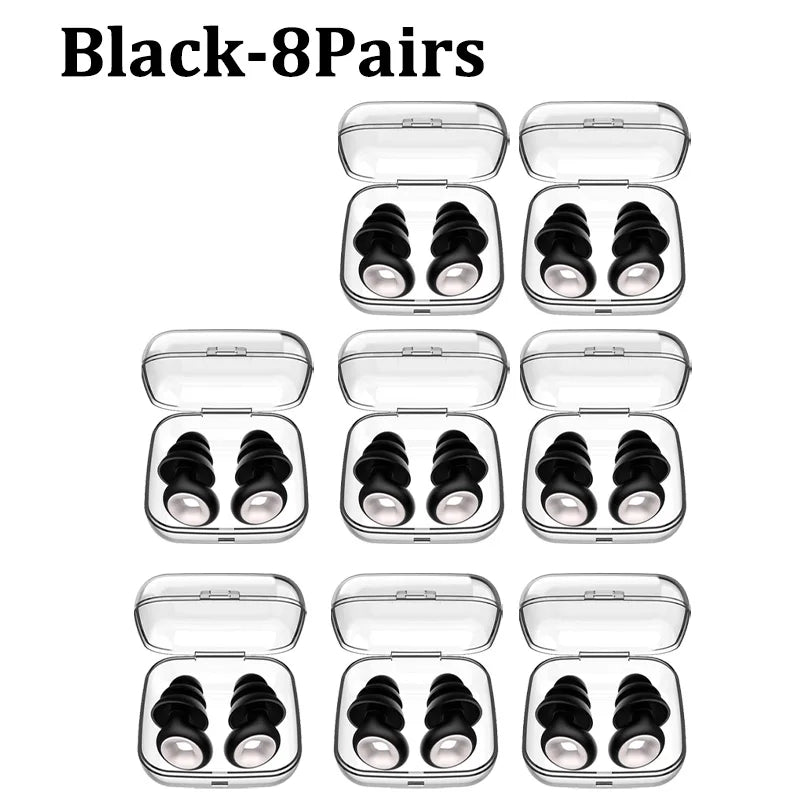 Silicone Sleep Noise Earplug Set