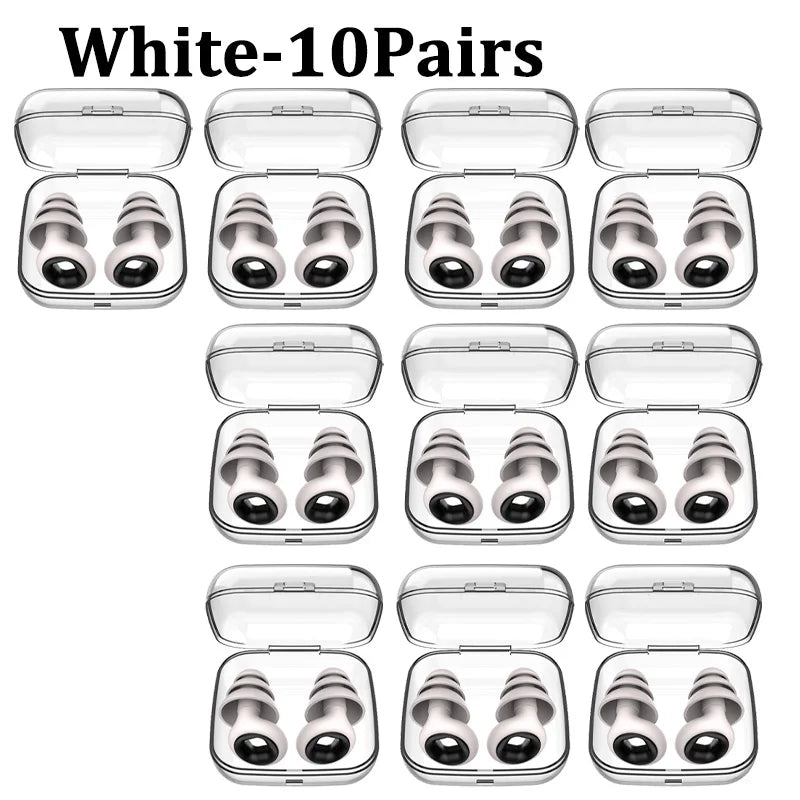 Silicone Sleep Noise Earplug Set