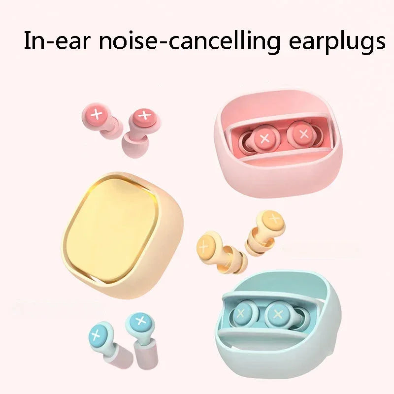 Silicone Earplug Sleep Noise Reduction Ear Plug