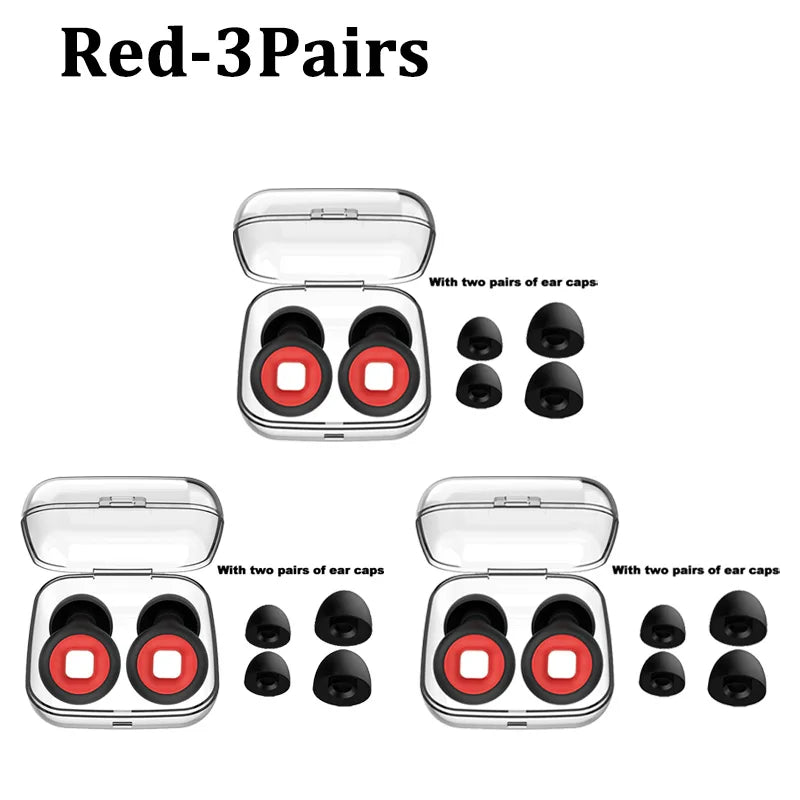 Silicone Sleep Noise Earplug Set