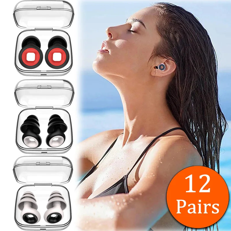 Silicone Sleep Noise Earplug Set