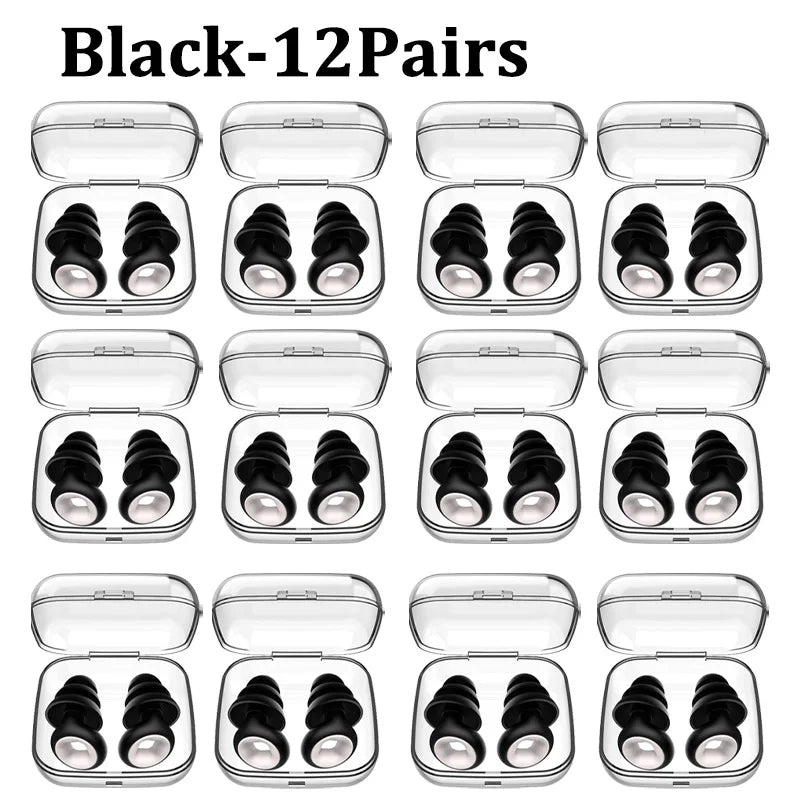 Silicone Sleep Noise Earplug Set