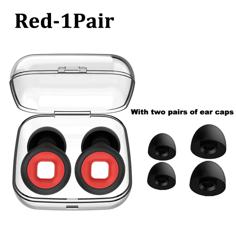 Silicone Sleep Noise Earplug Set