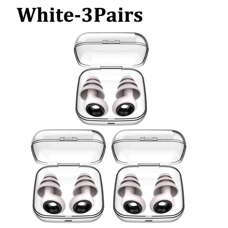 Silicone Sleep Noise Earplug Set