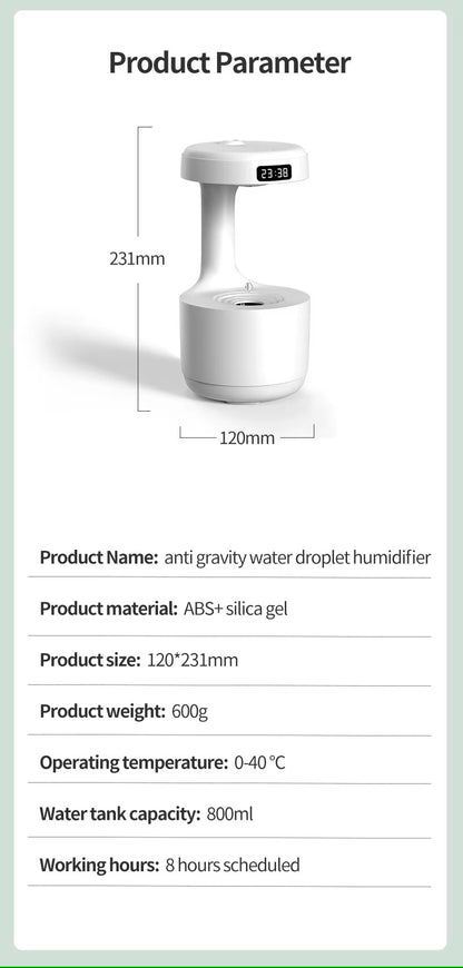 Anti-Gravity Humidifier
