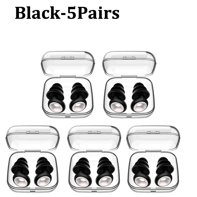 Silicone Sleep Noise Earplug Set