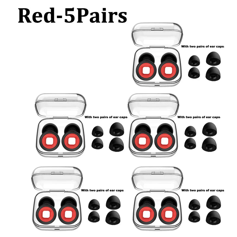 Silicone Sleep Noise Earplug Set